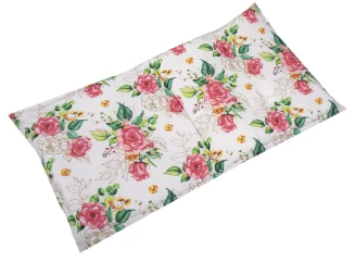 Záhradný polster Rosie 50x98 cm, ruža, biely