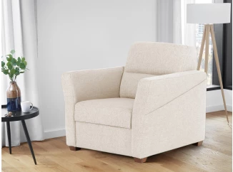 Kreslo Livia, svetlo béžová látka