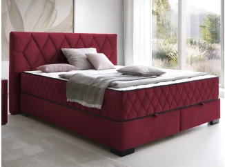 Posteľ Reve 160x200 cm, červená látka