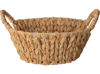 Pletený úložný košík 26x11 cm, vodný hyacint