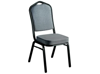 Jedálenská stolička Jazz, stredne šedá látka