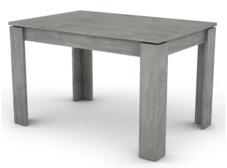 Jedálenský stôl Inter 120x80 cm, šedý betón
