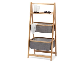Regál s košíkmi Elena, bambus