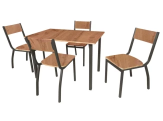 Jedálenský set (5 dielov) Westham, dub artisan