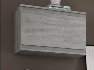 Nástenná skrinka Carlos, šedý betón, 60 cm