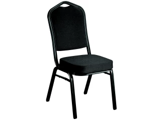 Jedálenská stolička Jazz, čierna látka