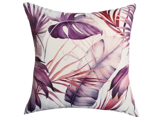 Dekoračný vankúš Jungle 45x45 cm, fialový