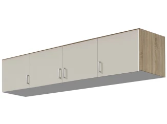 Skriňový nadstavec Bremen, 181 cm, dub sonoma/biela