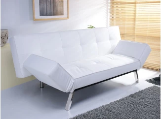 Pohovka Berlin, biela ekokoža