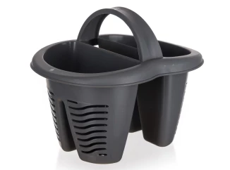 Odkvapkávač na príbory myKitchen, antracit