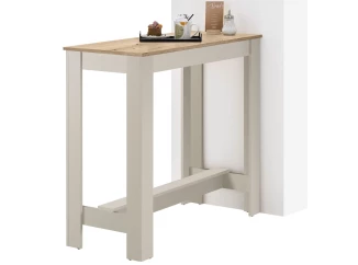 Barový stôl Modesto, béžový kašmír/dub evoke