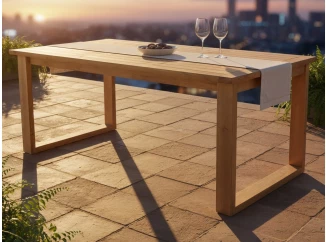 Záhradný jedálenský stôl Tegal 180x90 cm, teak