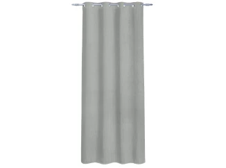 Záves Cord 140x245 cm, strieborný