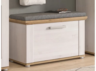 Predsieňová lavica na topánky Verona, smrekovec/dub artisan