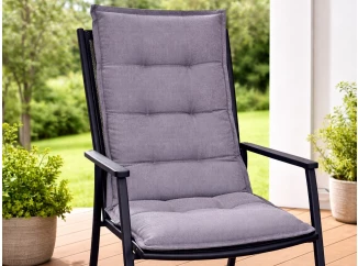 Záhradný polster Luxor 50x118 cm, antracitový