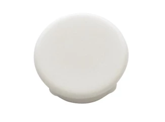 Záslepky do otvorov na závesnú koľajnicu biele, plastové, sada (10 ks)