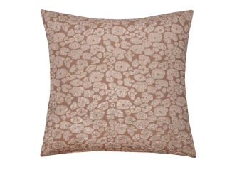 Dekoračný vankúš Sandra 43x43 cm, žakárový ružovo-béžový