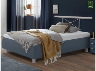 Posteľ Caribic 140x200 cm, tmavo šedá látka