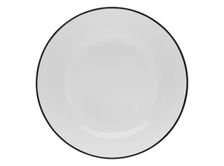 Hlboký tanier Luna Black Line 20 cm, biely
