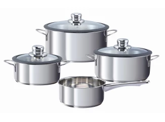 Sada hrncov (7 dielov) Grape, šedá