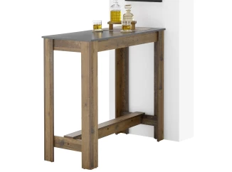 Barový stôl Modesto, antracit/vintage optika dreva