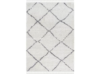 Koberec Boho 160x230 cm, biely