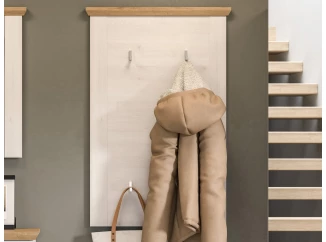 Nástenný šatníkový panel Verona, smrekovec/dub artisan