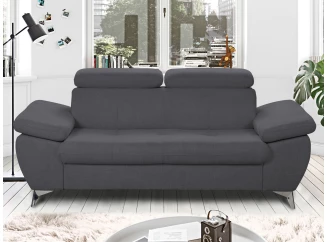 Dvojsedák Gisele, antracitová látka