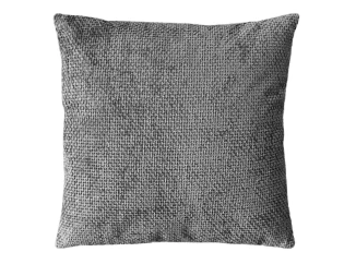 Dekoračný vankúš Chenille Cross 45x45 cm, šedý