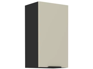 Horná kuchynská skrinka Arona, 40 cm, kašmírová/čierna