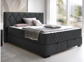 Posteľ Reve 160x200 cm, grafitovo šedá látka