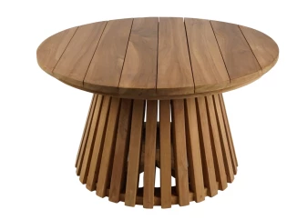 Okrúhly záhradný stolík Manado, 70 cm, teak