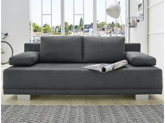 Rozkladacia pohovka Luzio, tmavo šedá látka