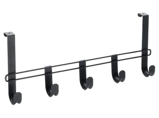 Závesná lišta na dvere Lava TouchTherm 38 cm, čierna