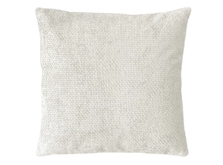 Dekorační polštář Chenille Cross 45x45 cm, krémový