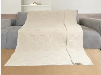 Deka Karo Sherpa 140x200 cm, piesková