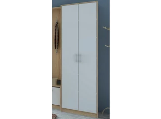 Policová skriňa Vincent, dub sonoma/biela