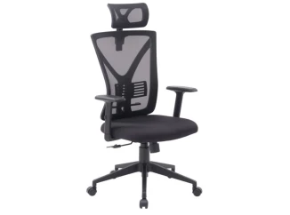 Kancelárska stolička Image, čierna látka