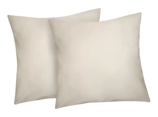 Obliečka na vankúš (2 ks) Satin 40x40 cm, krémový