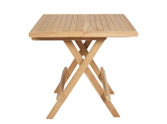 Záhradný konferenčný stolík Jakarta 50x50 cm, skladacia, teak