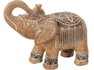 Dekoračná soška (2 druhy) Slon 15x14 cm