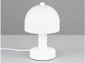 Stolová lampička Glenn, biela