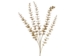 Umelá kvetina Vianočný eukalyptus 85 cm, zlatá