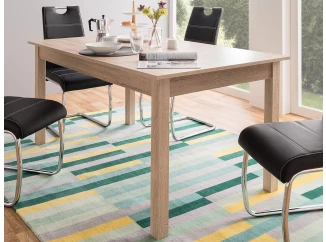 Rozkladací jedálenský stôl Coburg 120x70 cm, dub sonoma