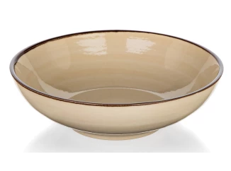 Hlboký tanier Palas 18 cm, krémový