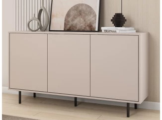 Úložná skrinka Flax, 151 cm, béžová kašmír