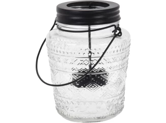 Svietnik 9x13,5 cm, sklo