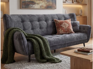 Trojmiestna pohovka Namur, antracitová látka