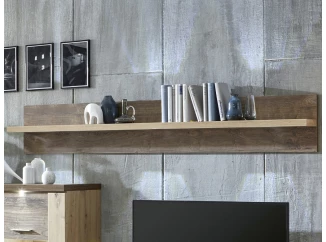 Nástenná polica Grande 200 cm, dub artisan/dub ribbeck