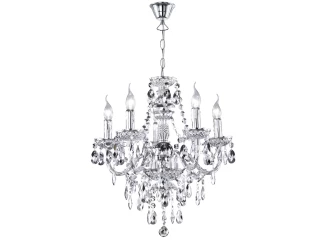 Luster Aurelia 52 cm, imitácia čírych krištáľov